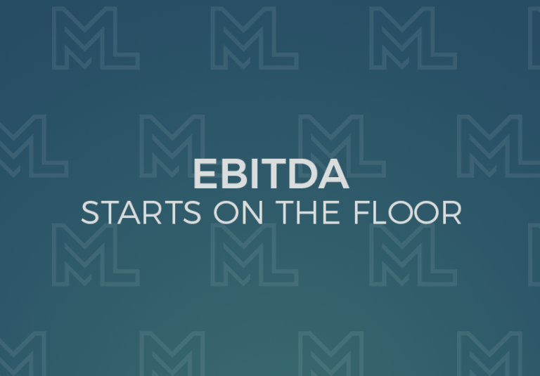 EBITDA starts on the floor icon