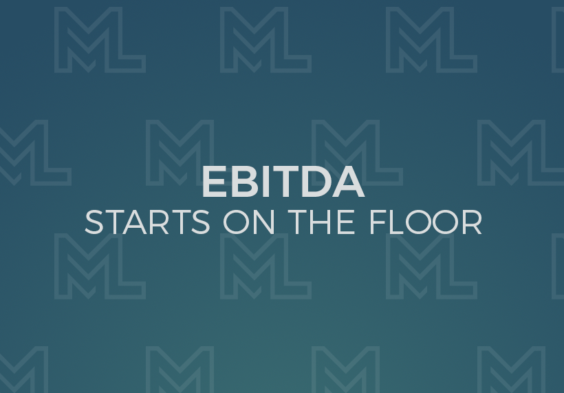 EBITDA starts on the floor icon